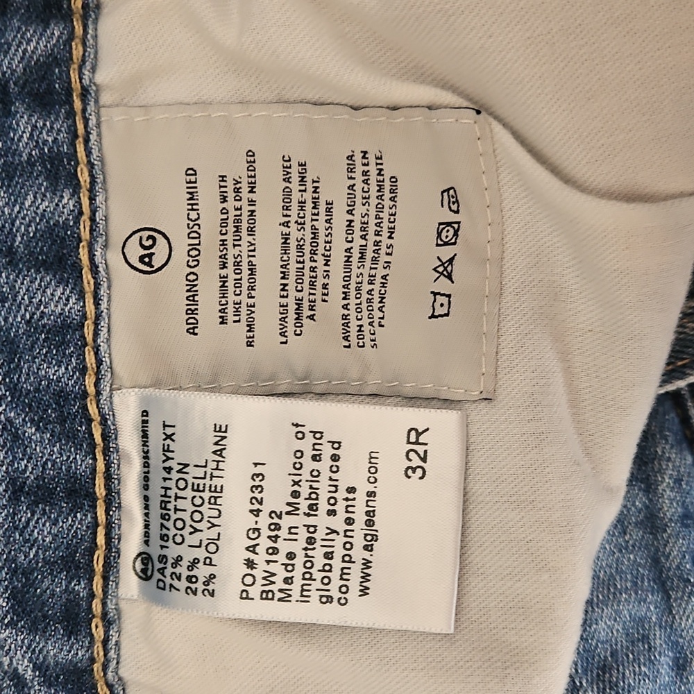 AG Adriano Goldschmied, The Ex- Boyfriend Slim Women's Size 32R - Picture 5 of 5